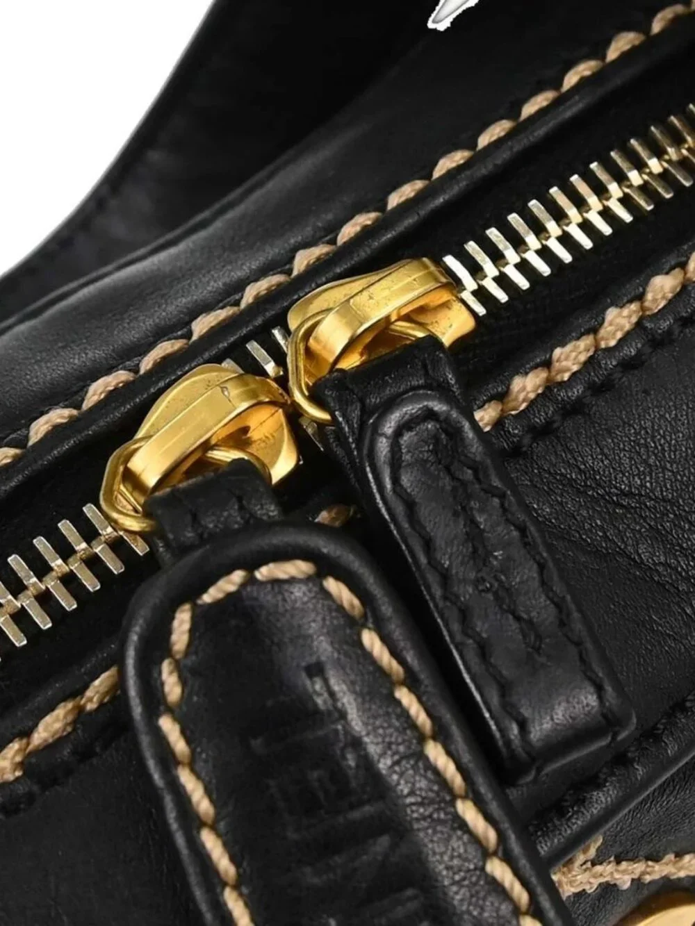 Chanel Black Calfskin Wild Stitch Handbag 188844